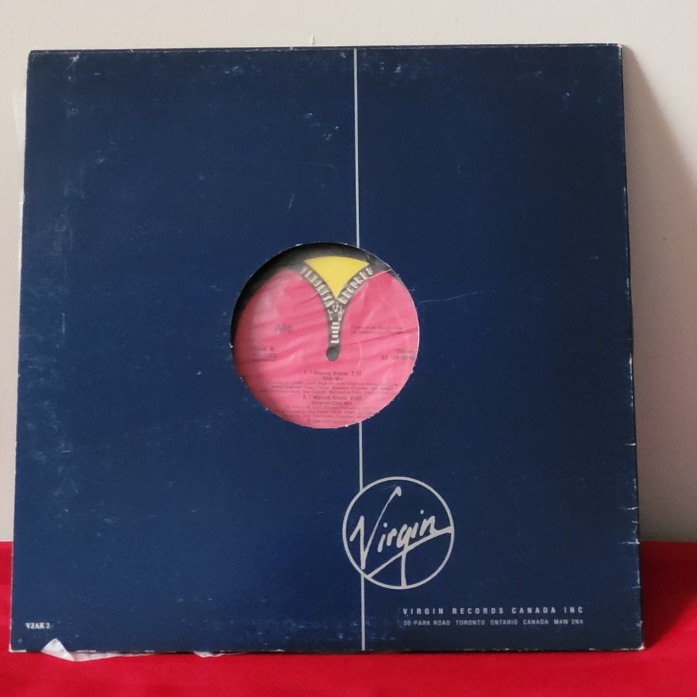 VINTAGE, 1988 ALE', I WANNA KNOW 12" E.P.!!!